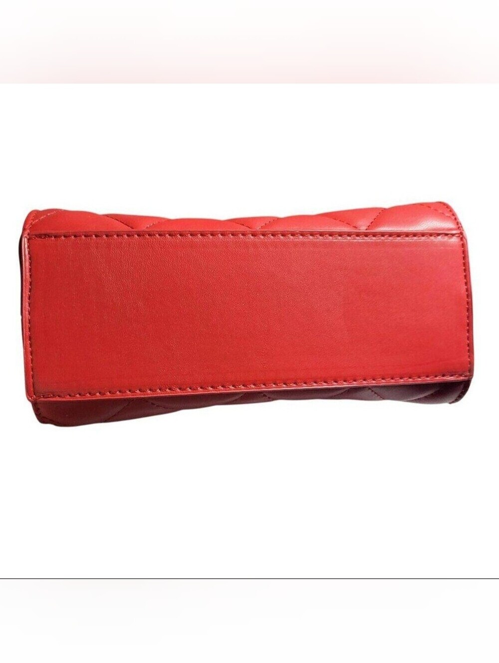 Badgley Mischka Red Quilted Crossbody - Picture 3 of 6